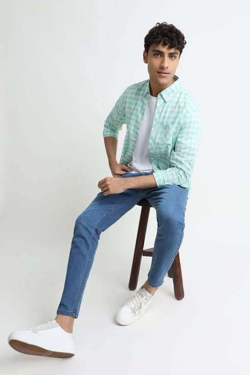 The Aqua Check Shirt